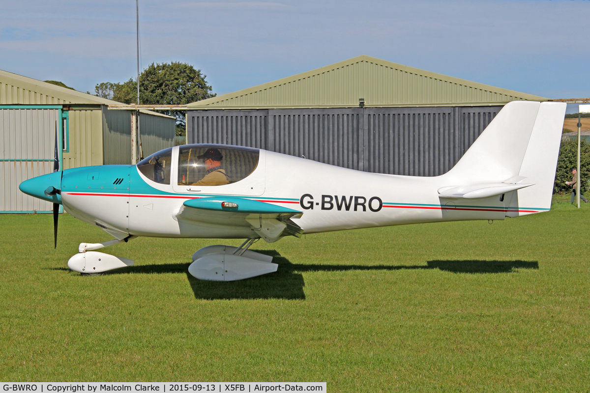 G-BWRO, 1997 Europa Tri-Gear C/N PFA 247-12849, Europa Tri-Gear, an airfield resident at Fishburn Airfield, September 13th 2015.
