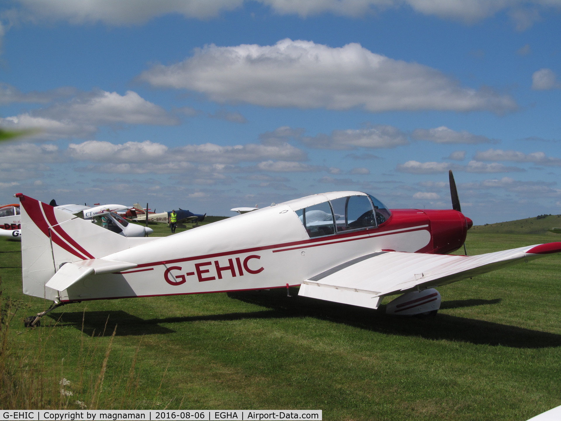 G-EHIC, 1961 Jodel D-140B Mousequetaire II C/N 53, unusual tail design
