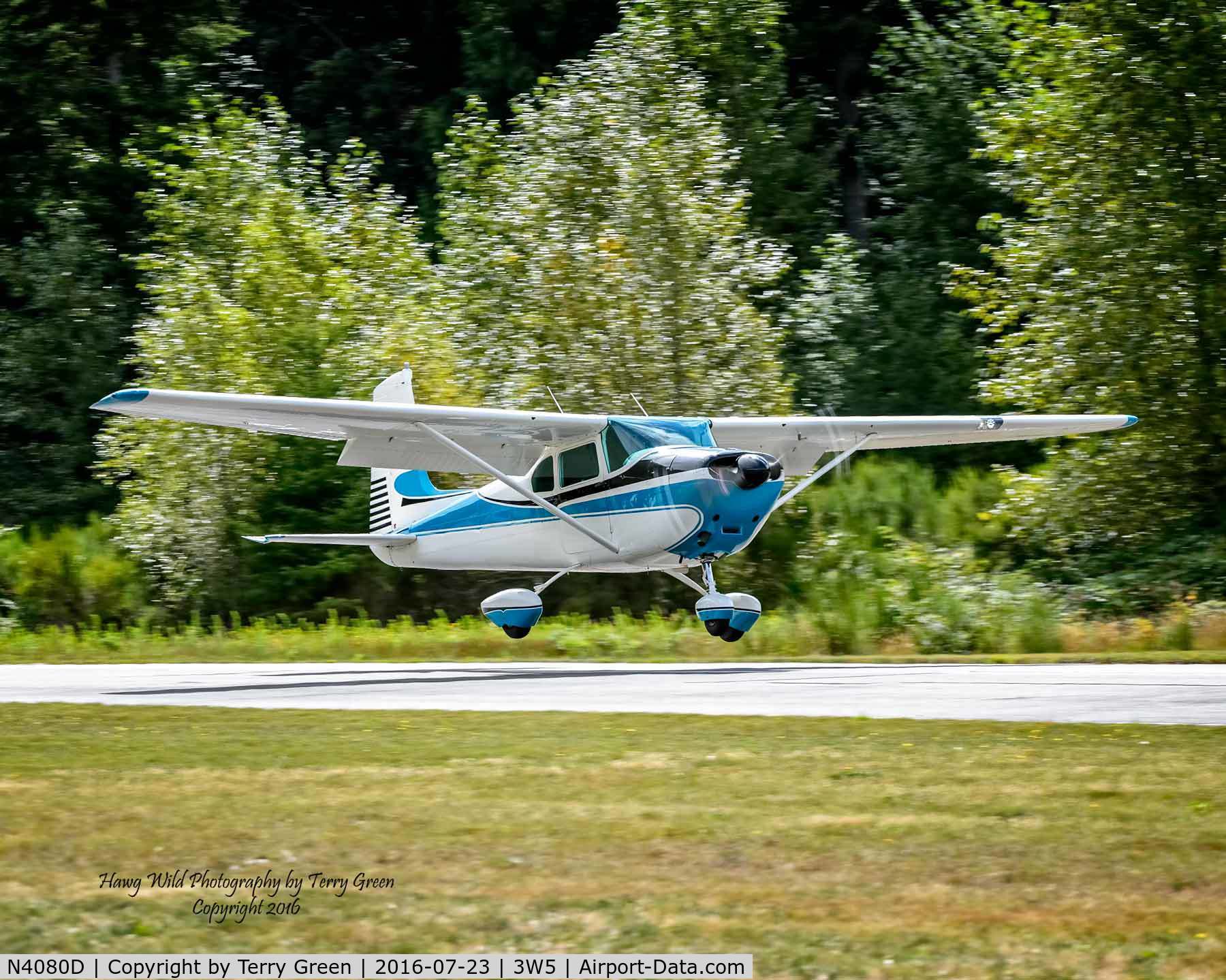 N4080D, 1957 Cessna 182A Skylane C/N 34780, 2016 North Cascades Vintage Aircraft Museum Fly-In Mears Field 3W5 Concrete Washington
