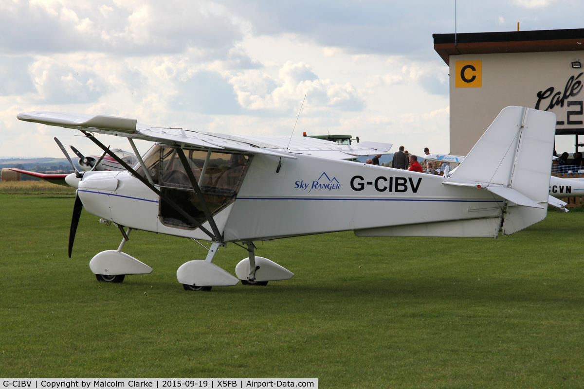 G-CIBV, 2013 Skyranger Swift 912S(1) C/N BMAA/HB/640, Skyranger Swift 912S(1) at Fishburn Airfield, September 19th 2015.