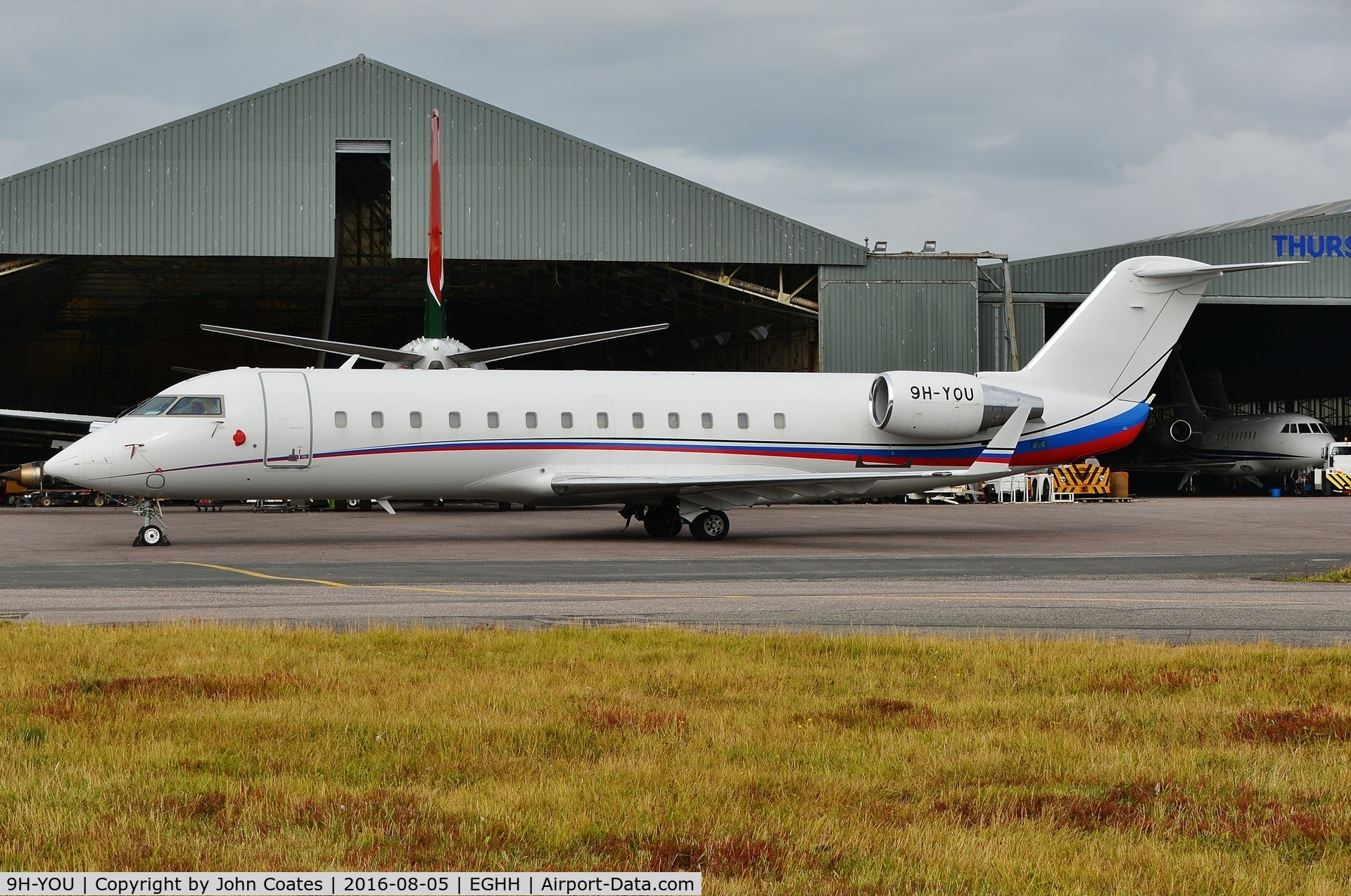 9H-YOU, 2008 Bombardier Challenger 850 (CL-600-2B19) C/N 8085, Air X visitor at European Avn