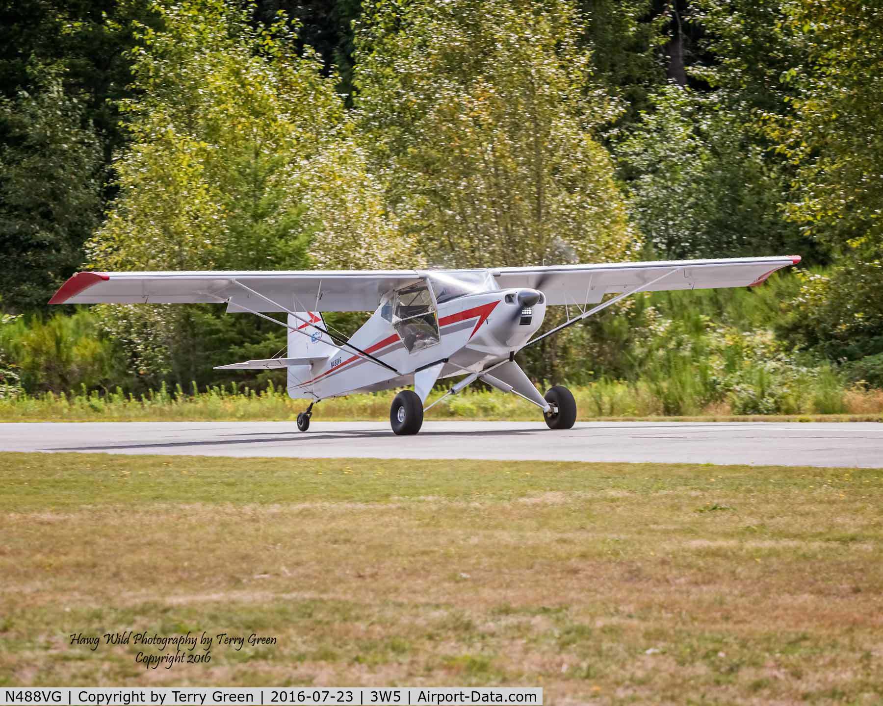 N488VG, 2013 Just Aircraft Highlander C/N JA214--9-10, 2016 North Cascades Vintage Aircraft Museum Fly-In Mears Field 3W5 Concrete Washington