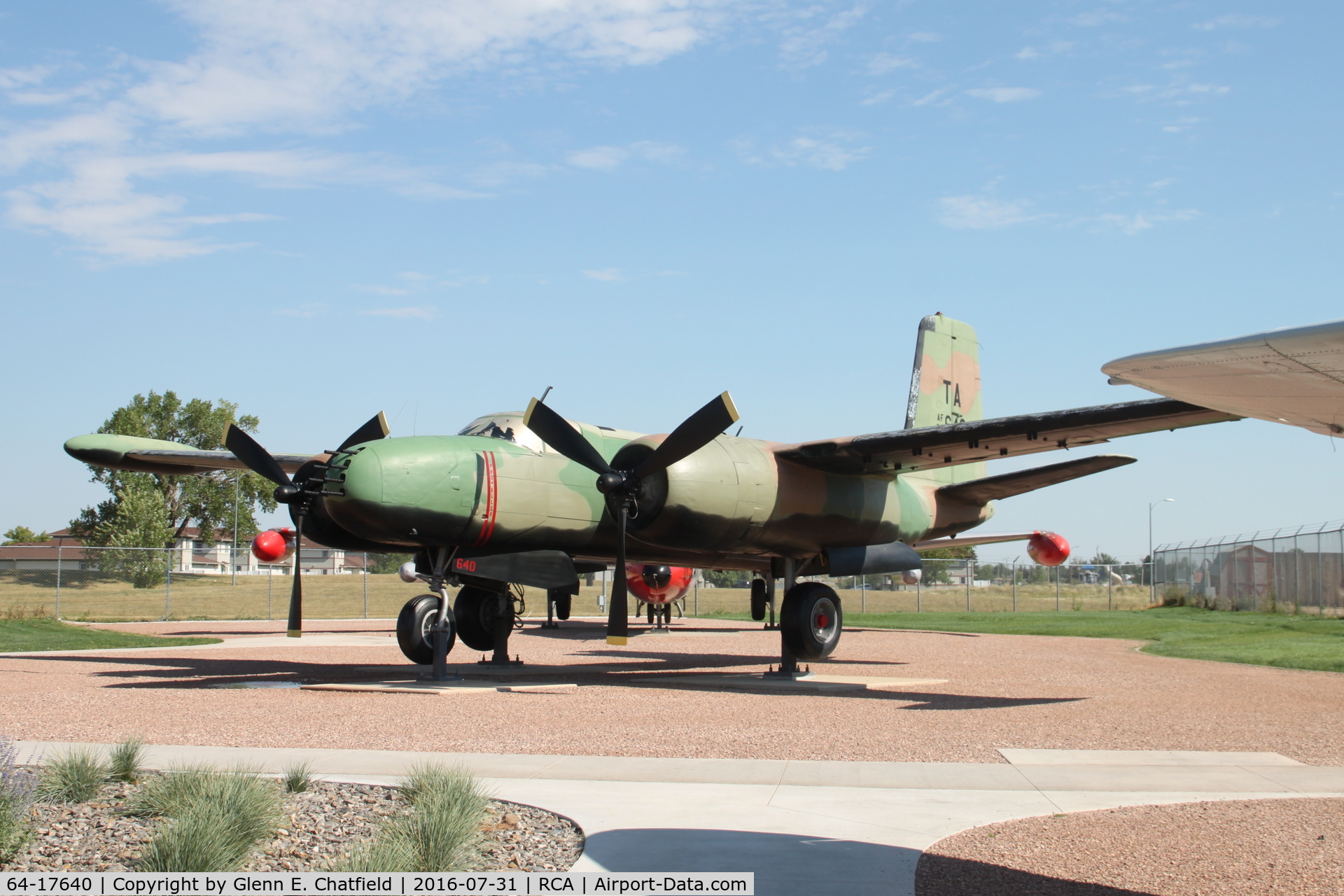 64-17640, 1964 Douglas-On Mark B-26K Counter Invader C/N 29175 (was 44-35896), At the South Dakota Air & Space Museum