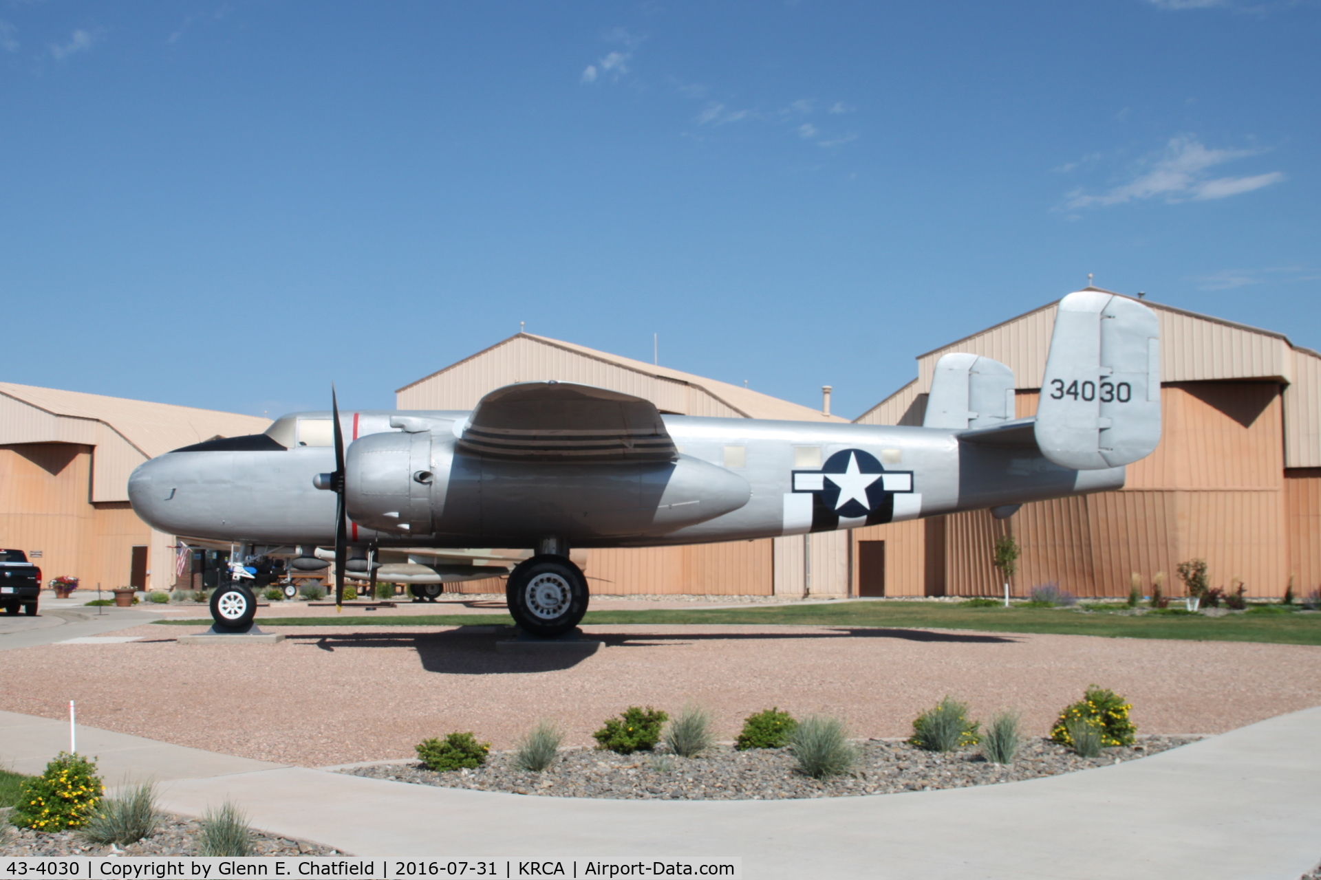 43-4030, 1943 North American VB-25J-1-NC Mitchell C/N 108-24356, At the South Dakota Air & Space Museum