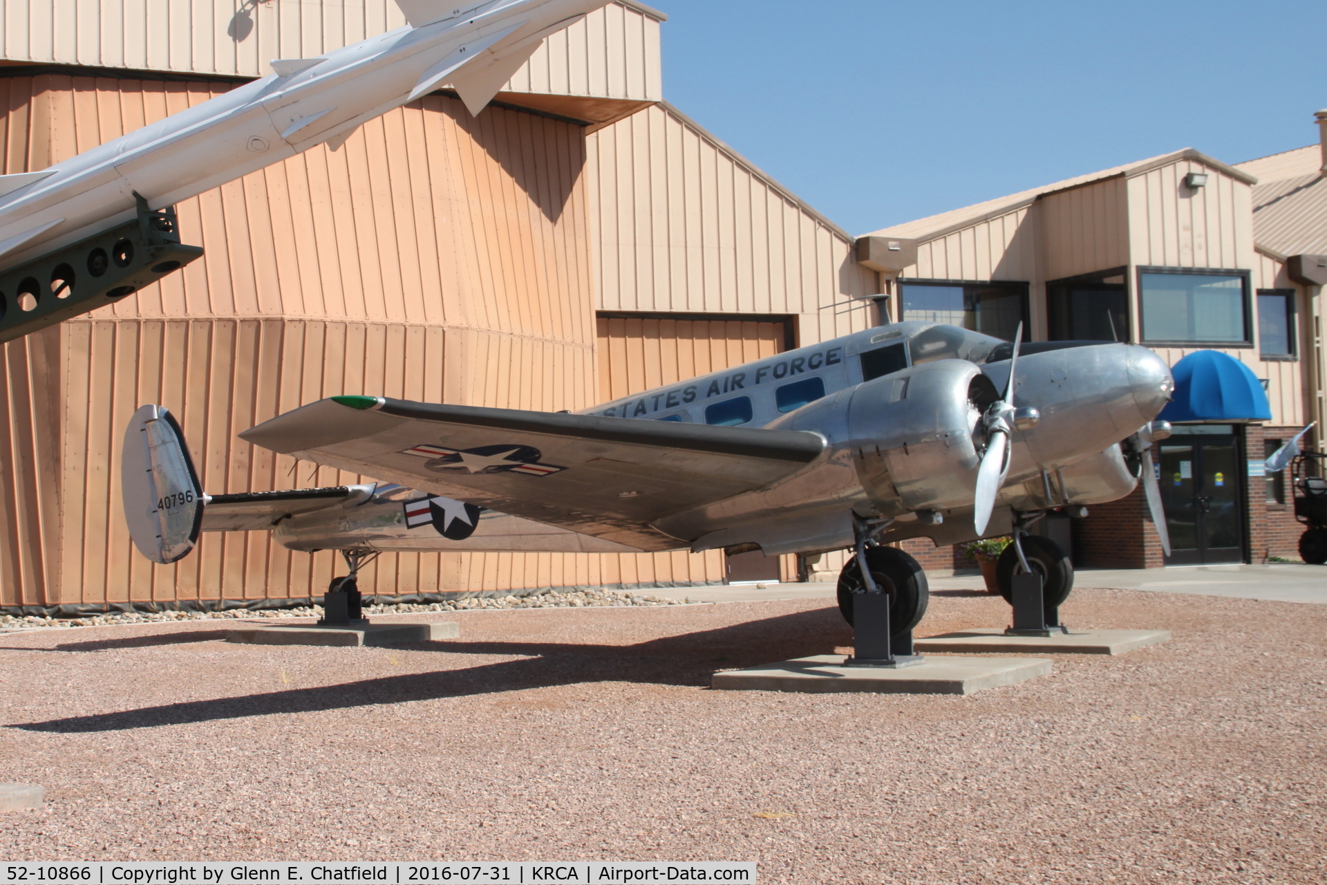 52-10866, 1952 Beech C-45H Expeditor C/N AF-796, At the North Dakota Air & Space Museum