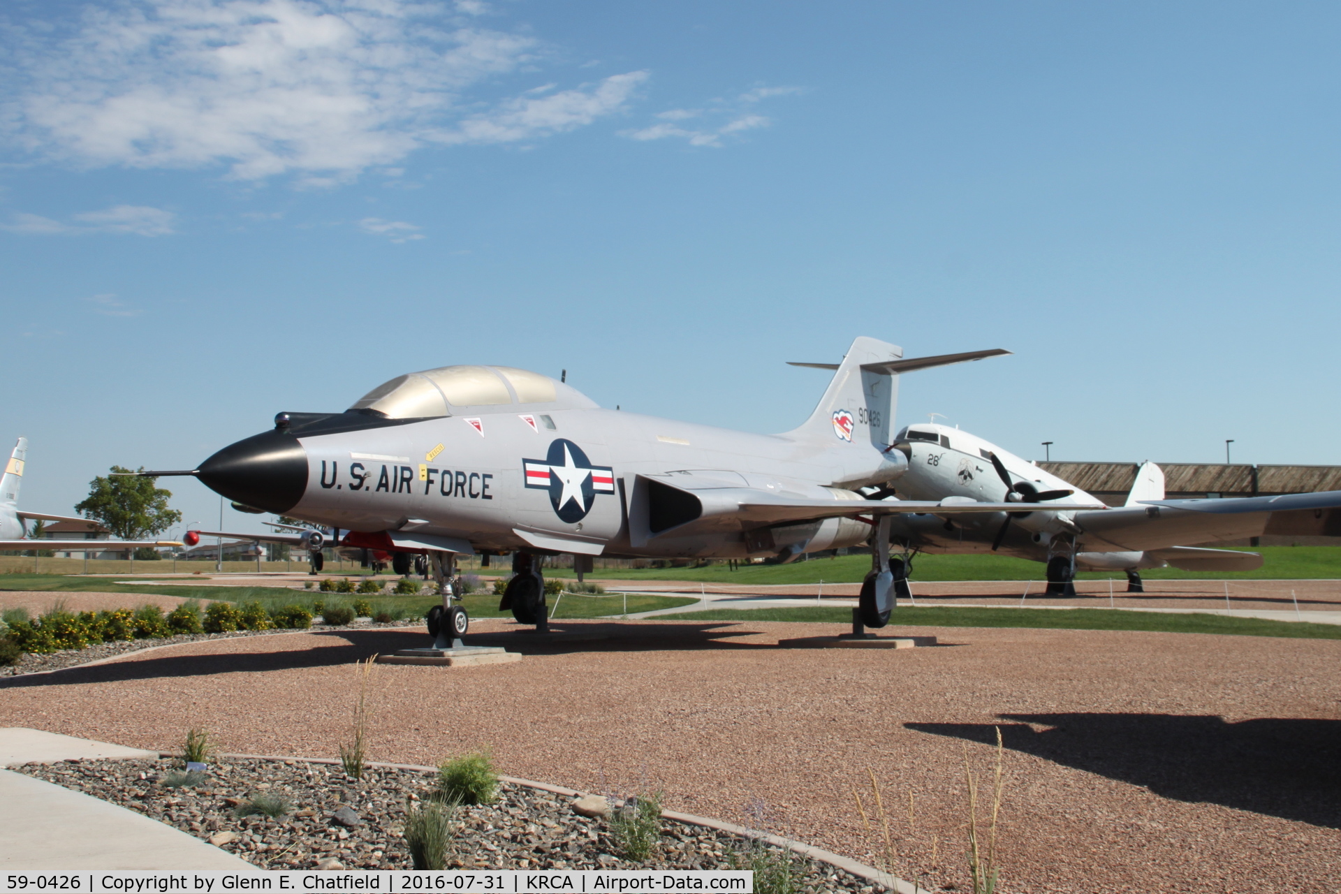 59-0426, 1959 McDonnell F-101B-115-MC Voodoo C/N 750, At the South Dakota Air & Space Museum