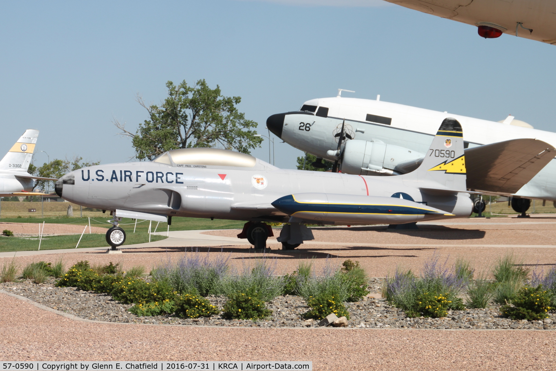 57-0590, 1957 Lockheed T-33A Shooting Star C/N 580-1319, At the South Dakota Air & Space Museum