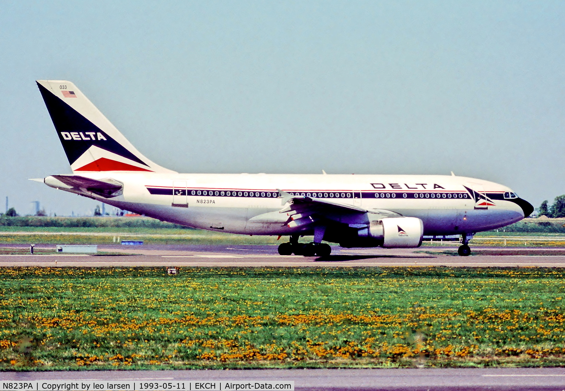 N823PA, 1990 Airbus A310-324 C/N 539, Copenhagen 11.5.93