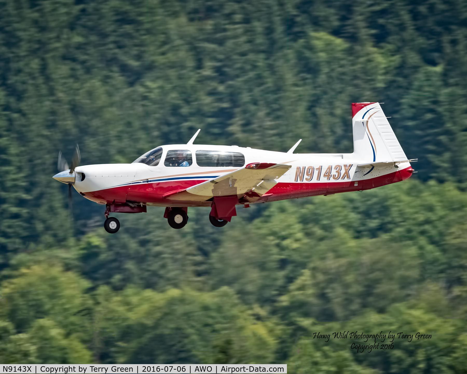 N9143X, 1991 Mooney M20M Bravo C/N 27-0090, 2016 Arlington Fly-In