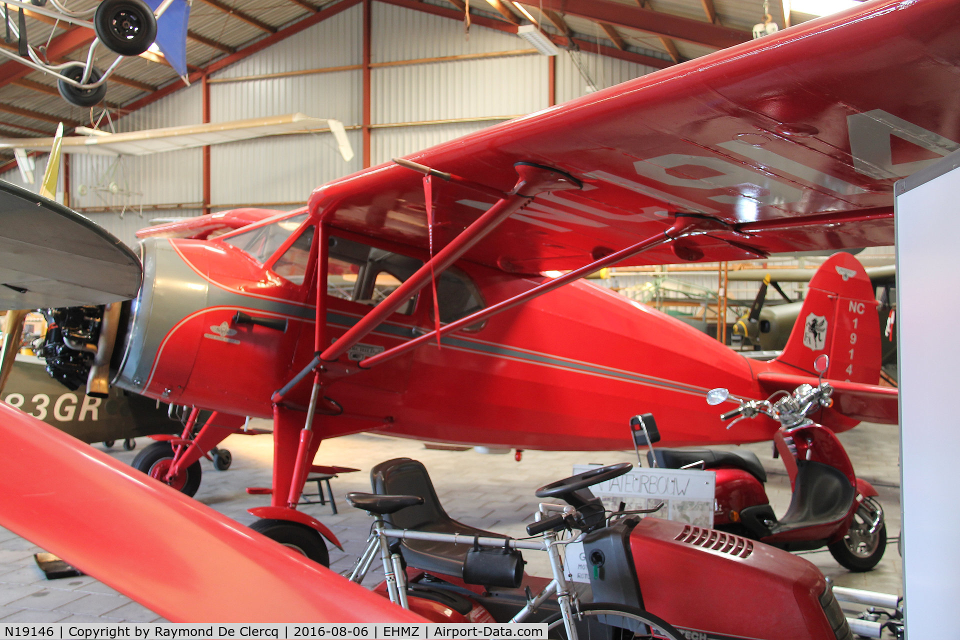 N19146, 1937 Fairchild 24 G C/N 2994, Gyrocopter & old aircraft museum.