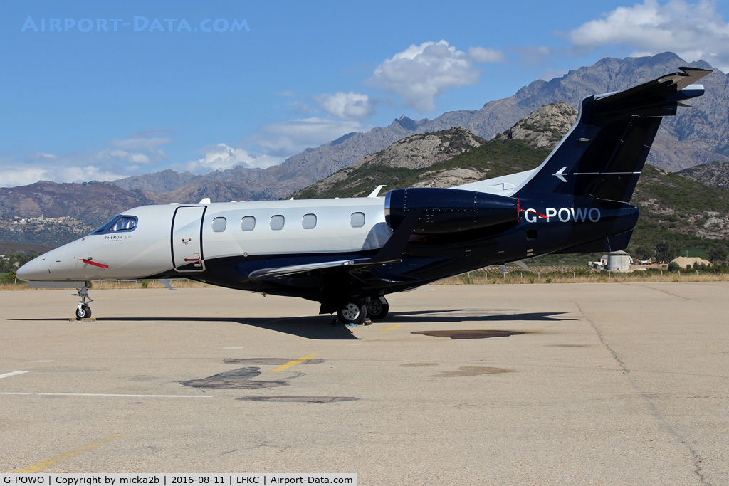 G-POWO, 2015 Embraer EMB-505 Phenom 300 C/N 50500266, Parked