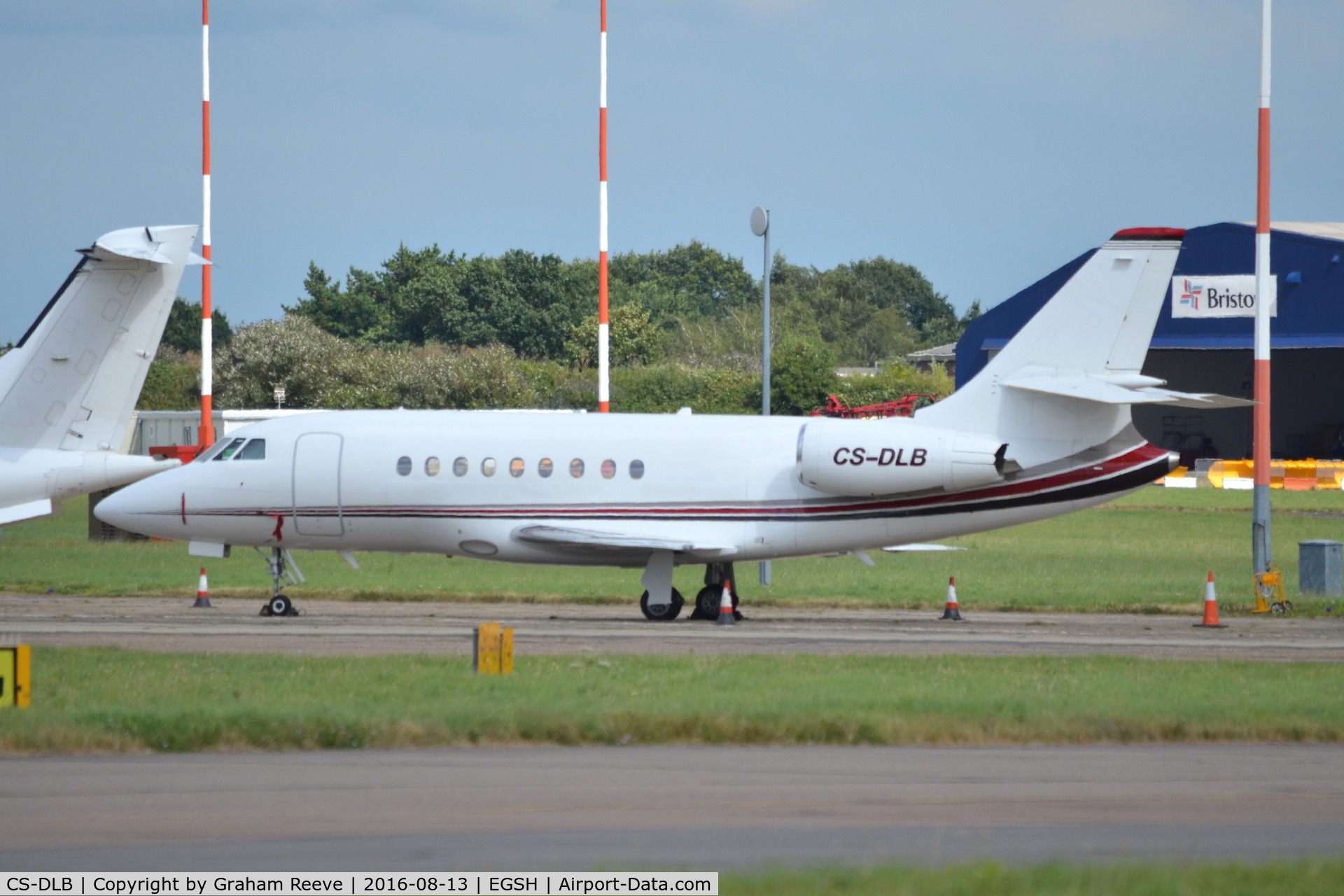 CS-DLB, 2006 Dassault Falcon 2000EX C/N 80, Parked at Norwich.