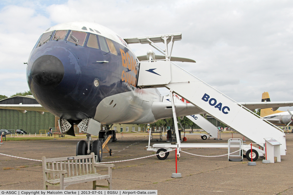 G-ASGC, 1965 BAC Super VC10 Srs 1151 C/N 853, Vickers Super VC10 Type 1151, Duxford Aviation Society, Duxford Airfield, July 1st 2013.