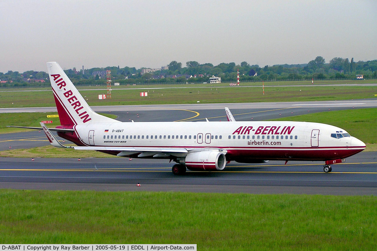 D-ABAT, 1999 Boeing 737-86J C/N 29120, Boeing 737-86J [29120] (Air Berlin) Dusseldorf~D 19/05/2005