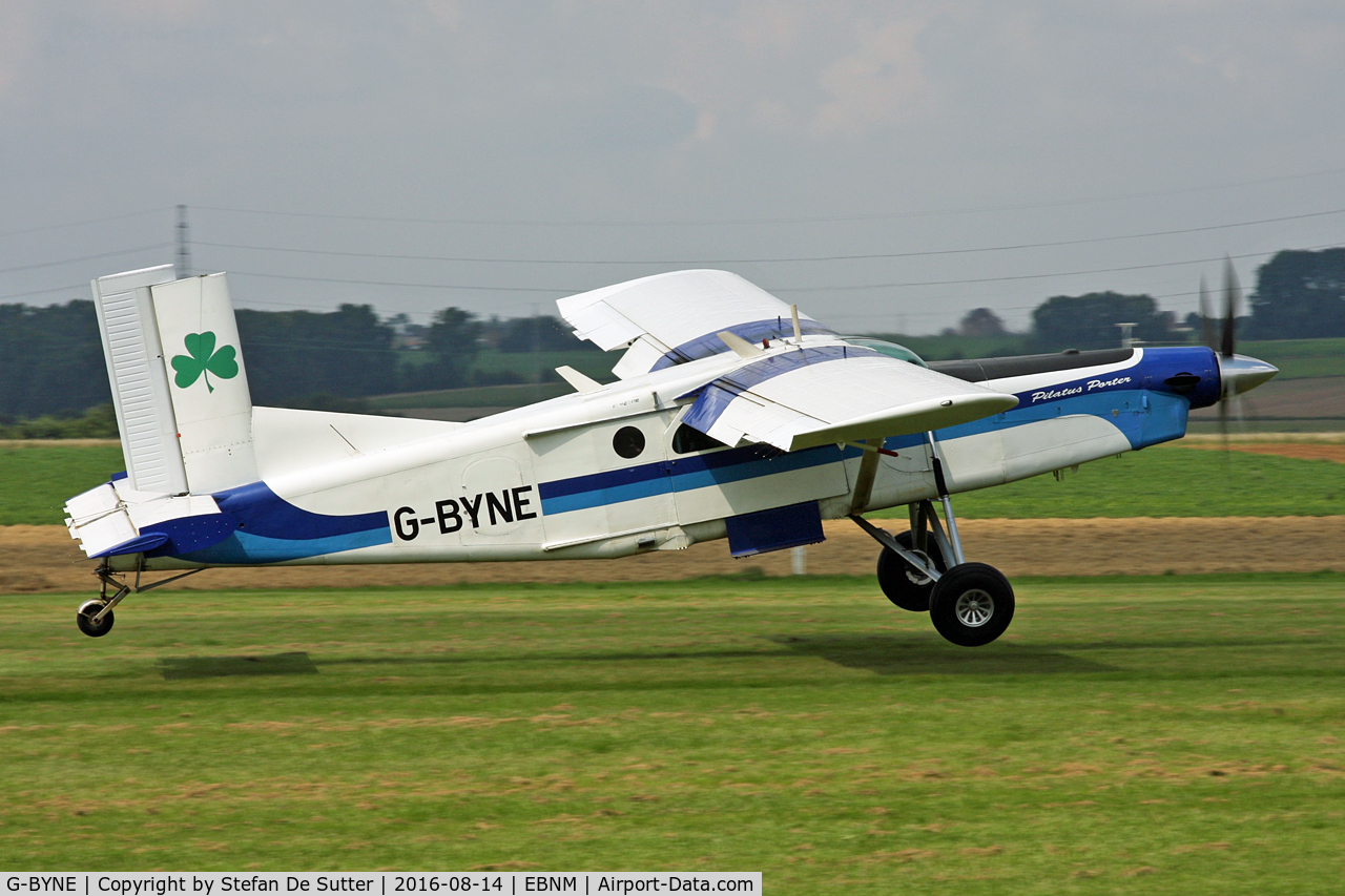 G-BYNE, 1967 Pilatus PC-6/B2-H4 Turbo Porter C/N 631, @ EBNM