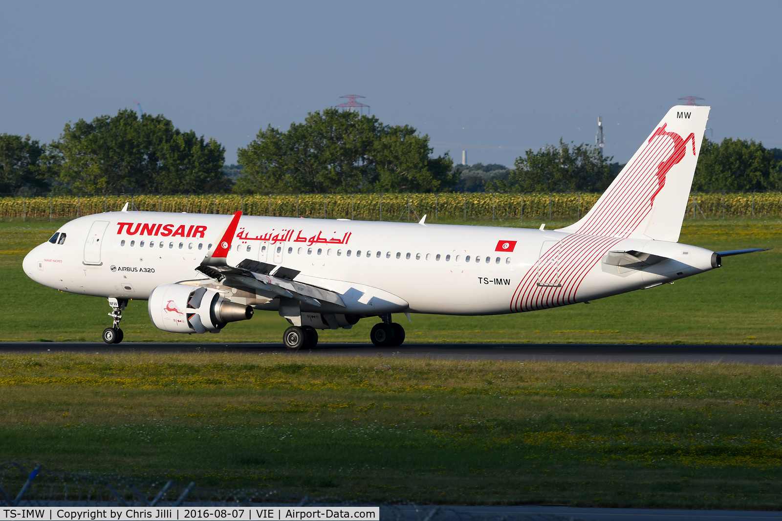 TS-IMW, 2014 Airbus A320-214 C/N 6338, Tunisair