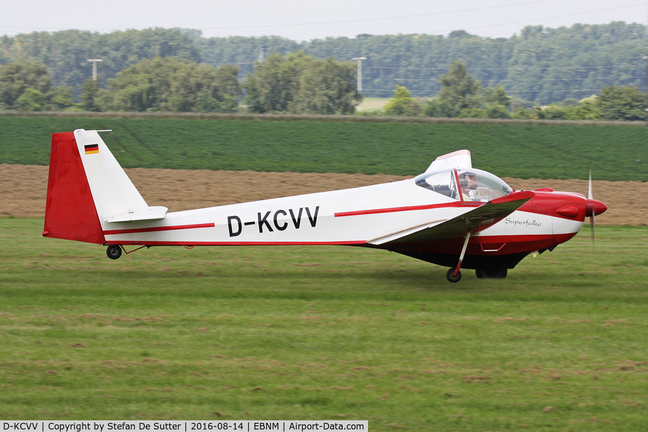 D-KCVV, 1976 Scheibe SF-25E Super Falke C/N 4324, First picture.