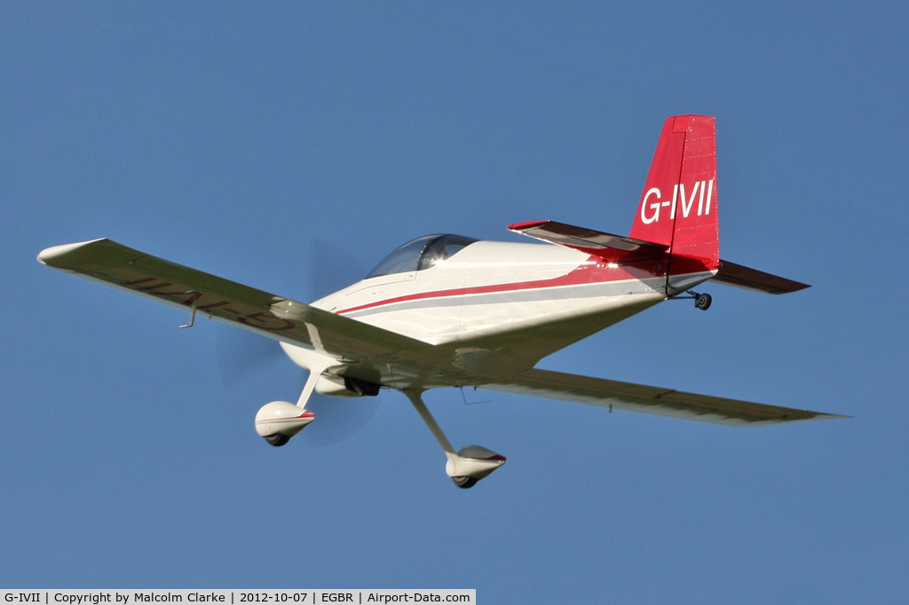 G-IVII, 2004 Vans RV-7 C/N PFA 323-14222, Vans RV-7. Hibernation Fly-In, The Real Aeroplane Company, Breighton Airfield, October 2012.