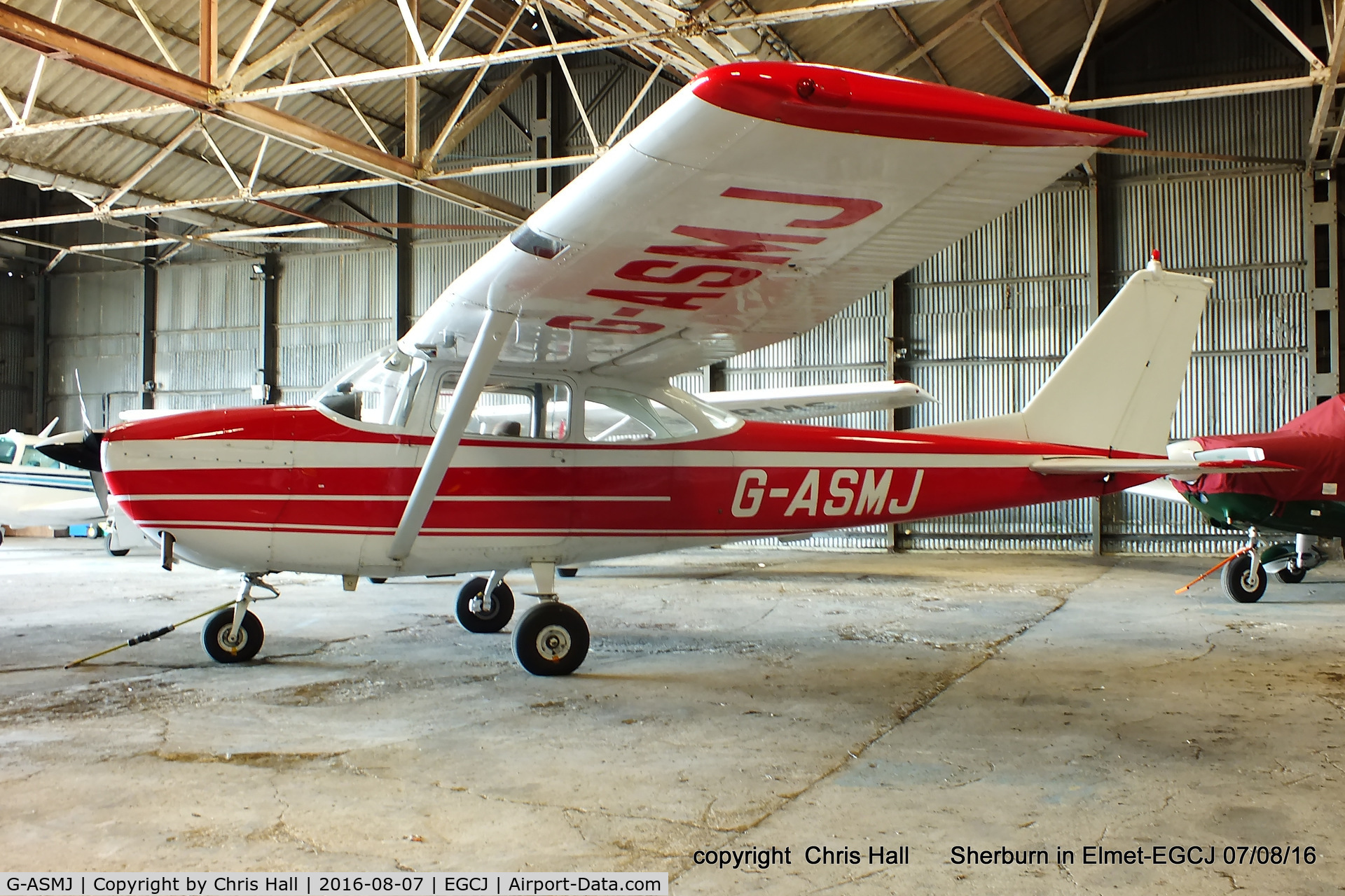 G-ASMJ, 1963 Reims F172E Skyhawk C/N 0029, at Sherburn in Elmet