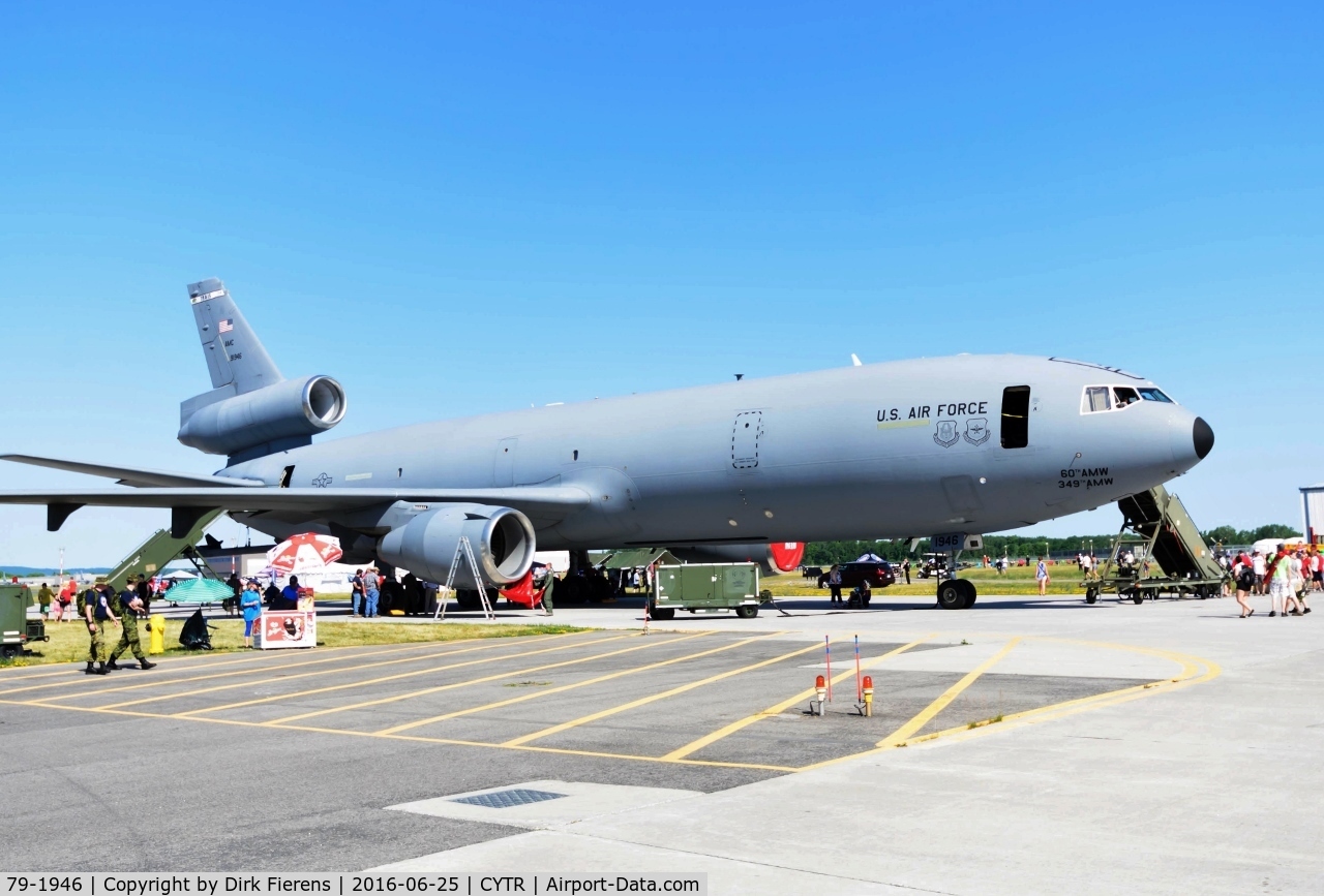 79-1946, 1979 McDonnell Douglas KC-10A Extender C/N 48206, On static display at this years Quinte Airshow