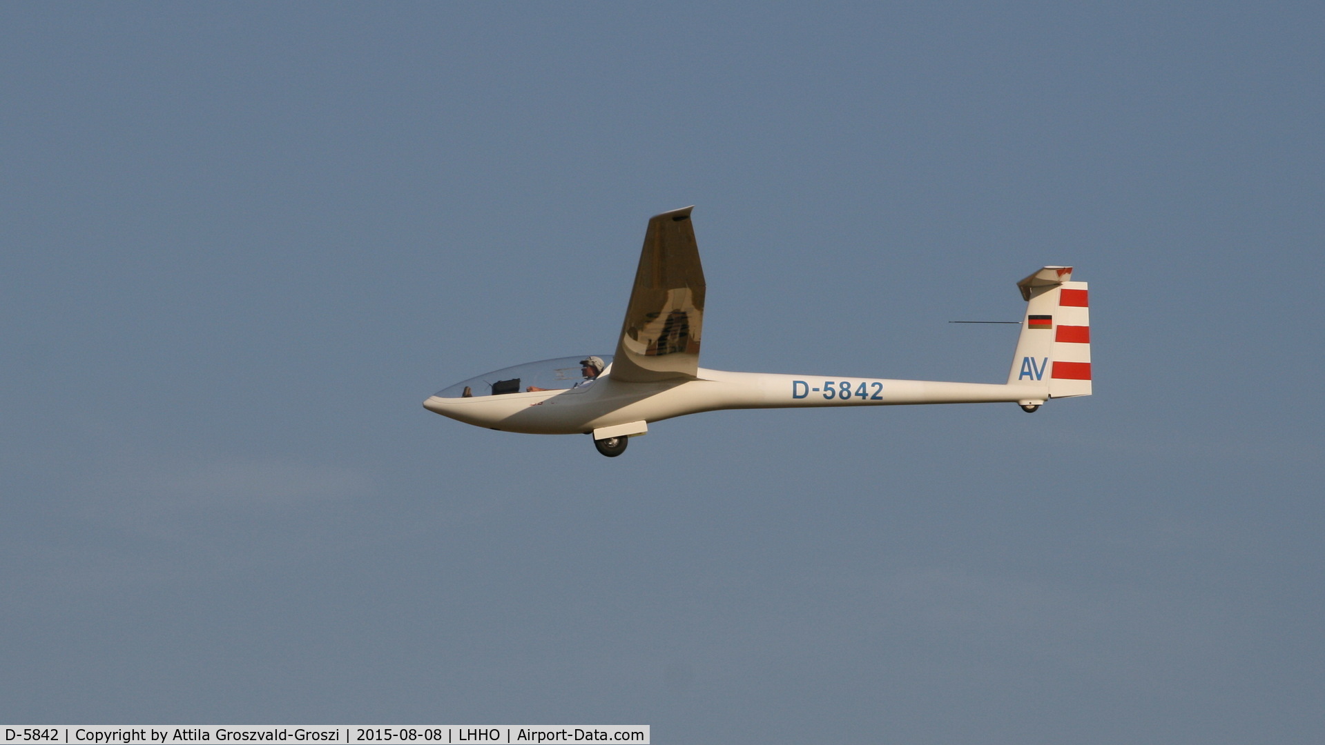 D-5842, 1981 Glaser-Dirks DG-100G Elan C/N E89 G61, Hajdúszoboszló Airport, Hungary - 60. Hungary Gliding National Championship and third Civis Thermal Cup, 2015