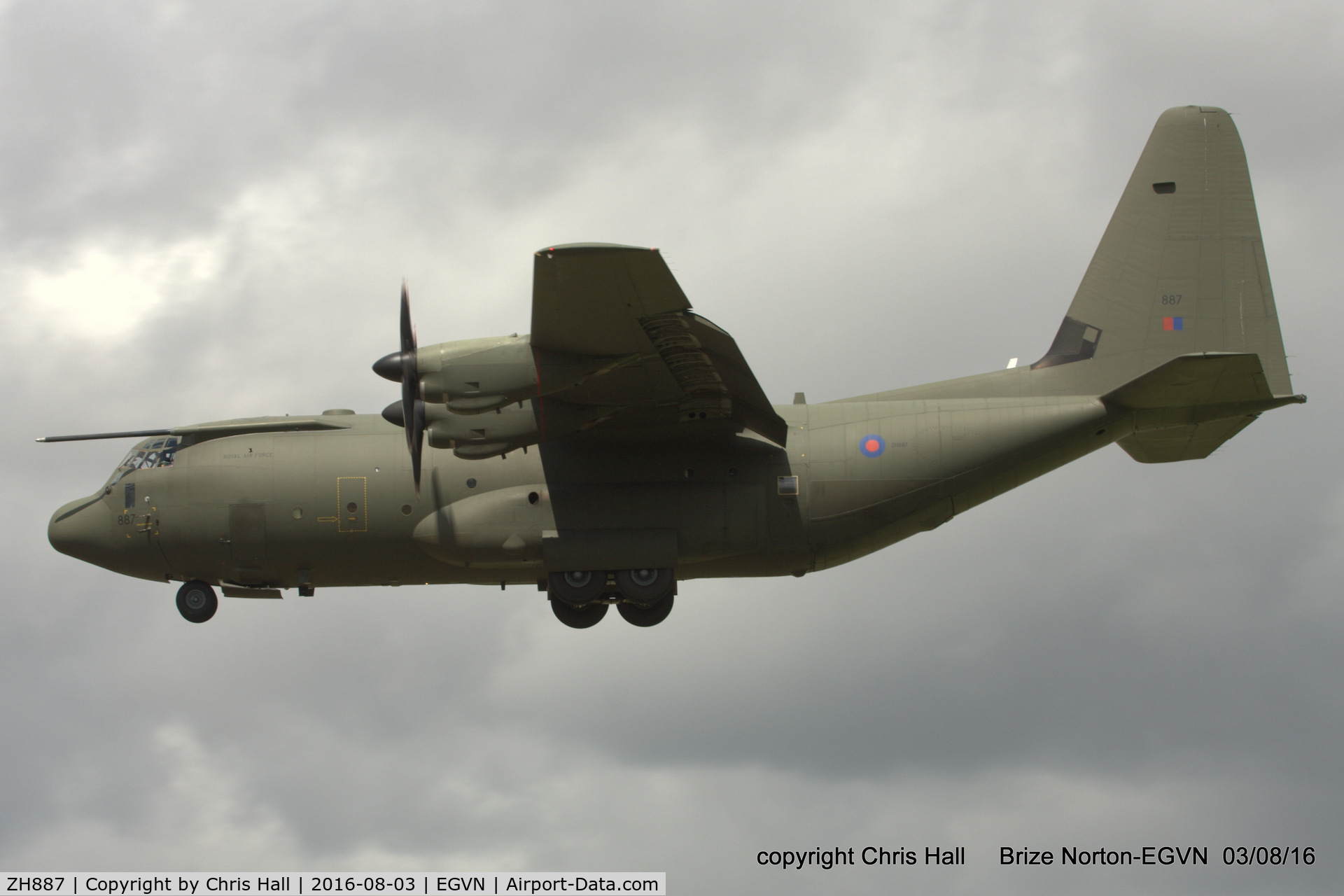 ZH887, 1999 Lockheed Martin C-130J Hercules C.5 C/N 382-5485, Royal Air Force