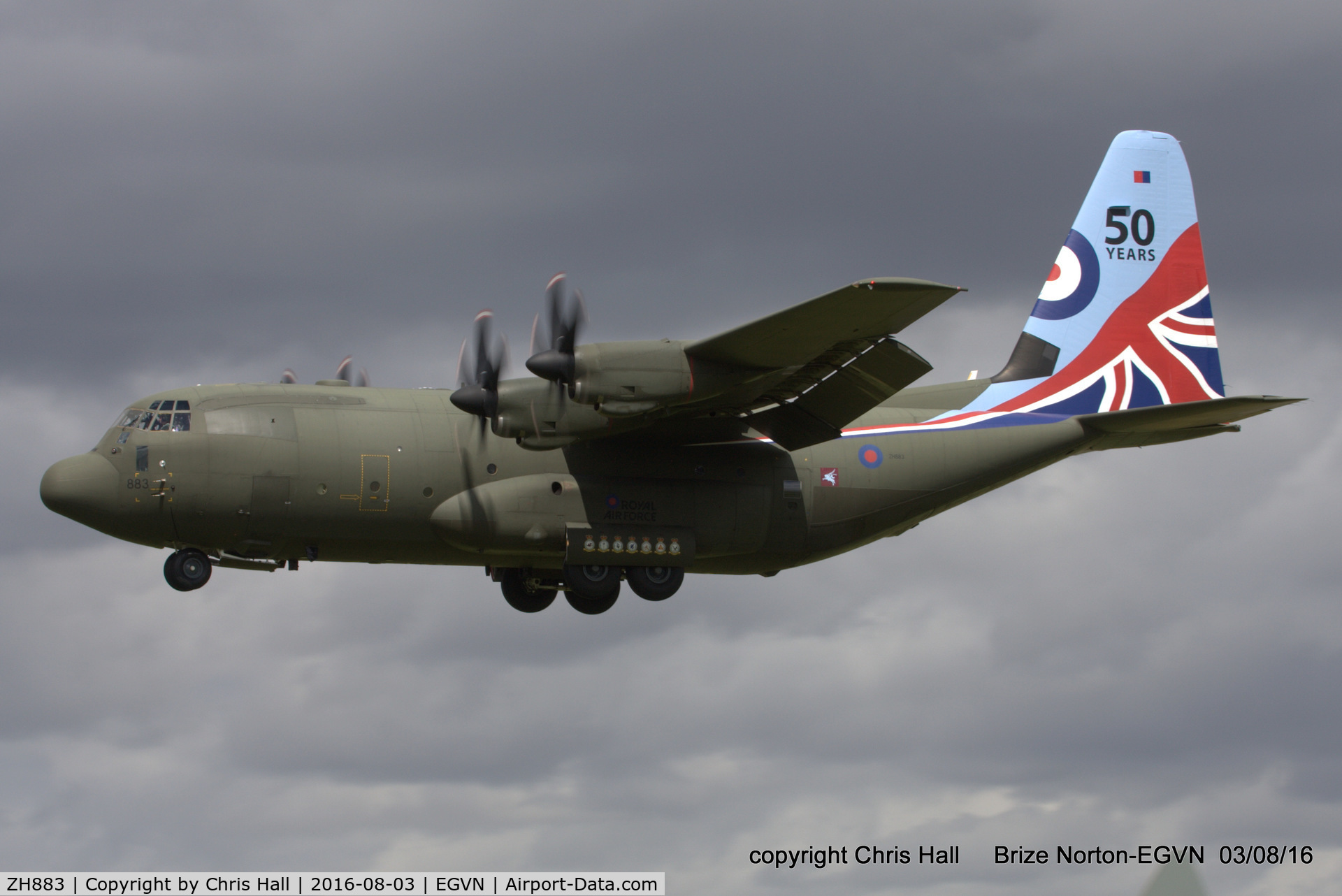 ZH883, 1999 Lockheed Martin C-130J Hercules C.5 C/N 382-5481, Royal Air Force