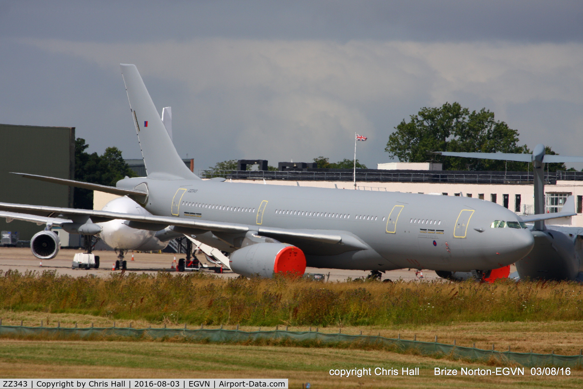 ZZ343, 2015 Airbus A330-243MRTT (KC2 Voyager) C/N 1610, Royal Air Force