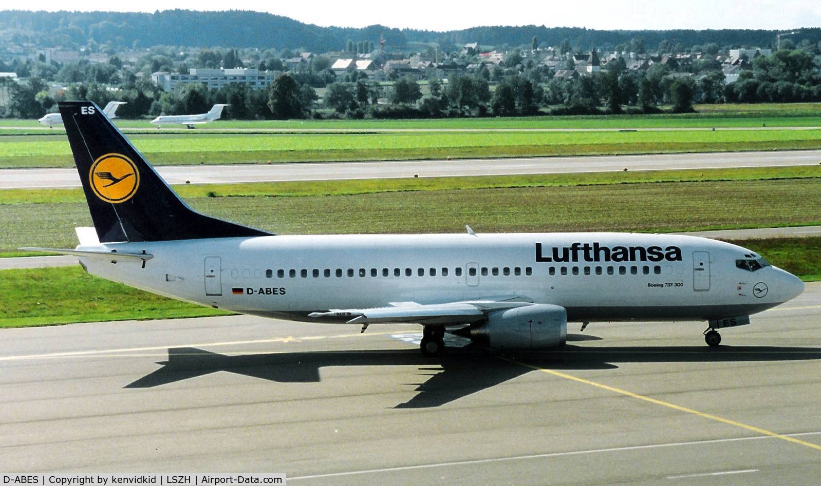 D-ABES, 1992 Boeing 737-330 C/N 26432, Lufthansa