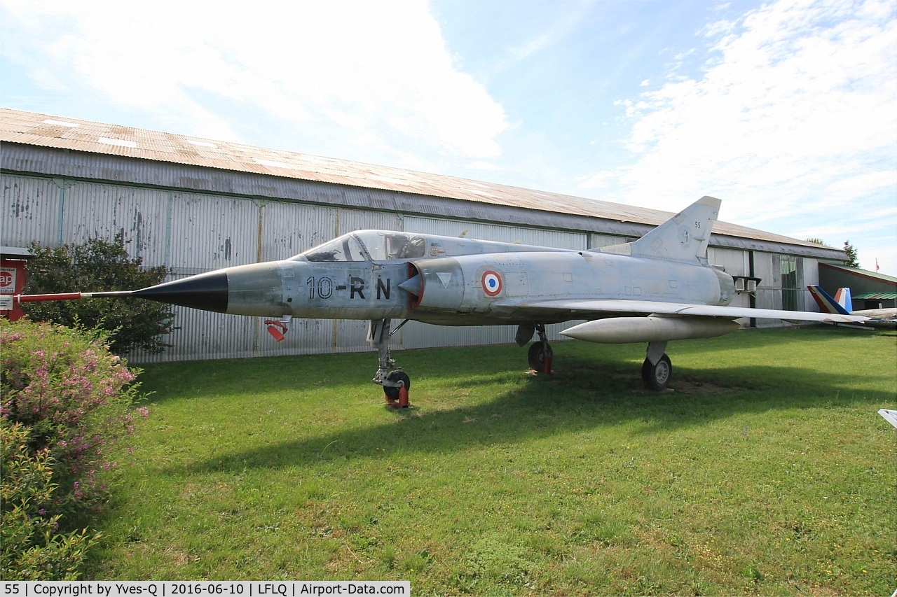 55, Dassault Mirage IIIC C/N 55, Dassault Mirage IIIC, Musée Européen de l'Aviation de Chasse, Montélimar-Ancône airfield (LFLQ)