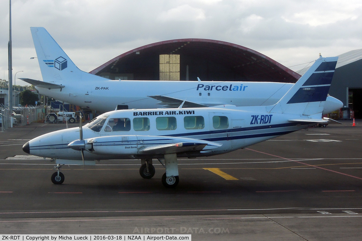 ZK-RDT, Embraer EMB-820C Navajo (PA-34-200T) C/N 820127, At Auckland