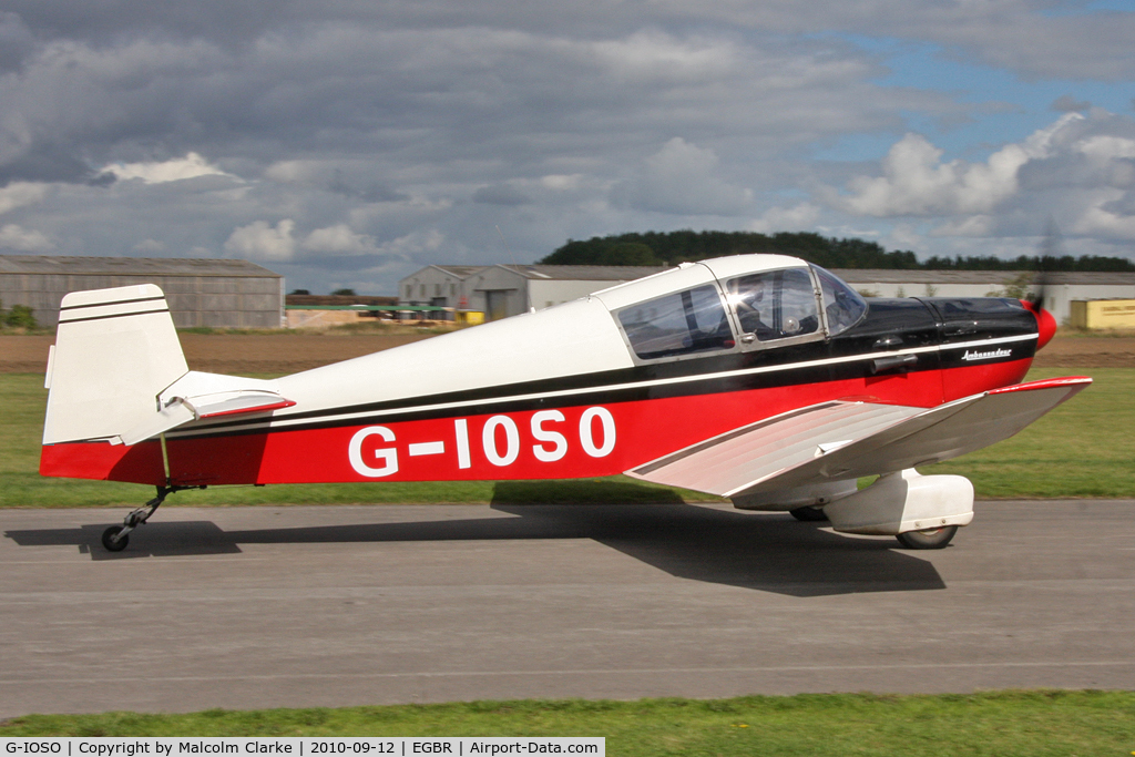 G-IOSO, 1961 CEA Jodel DR.1050 Ambassadeur C/N 46, Jodel DR1050 Ambassadeur at The Real Aeroplane Company's Helicopter Fly-In Breighton Airfield, September 2010.