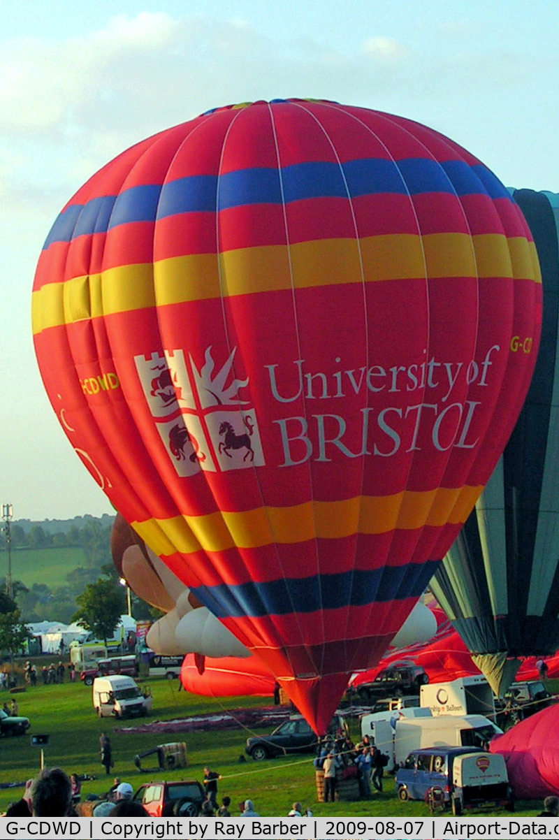 G-CDWD, 2006 Cameron Balloons Z-105 C/N 10827, Cameron Z-105 HAFB [10827] Ashton Court~G 07/08/2009