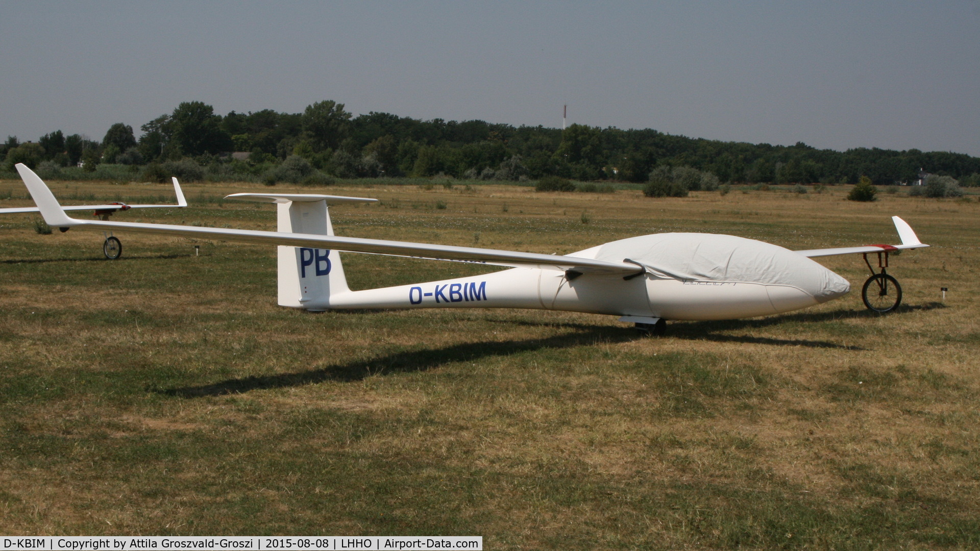 D-KBIM, 1983 Schempp-Hirth Ventus bT C/N 6/126, Hajdúszoboszló Airport, Hungary - 60. Hungary Gliding National Championship and third Civis Thermal Cup, 2015