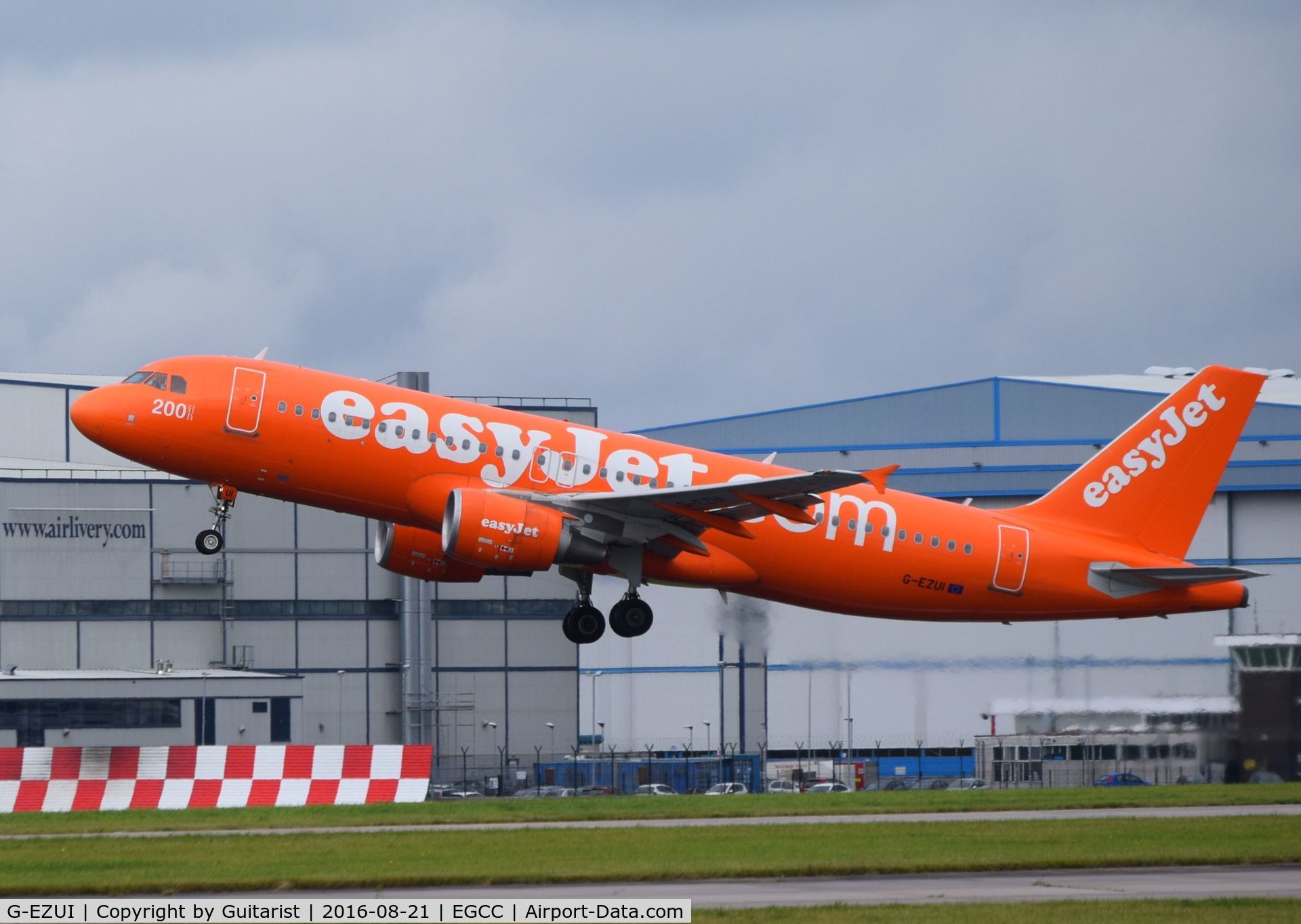 G-EZUI, 2011 Airbus A320-214 C/N 4721, At Manchester