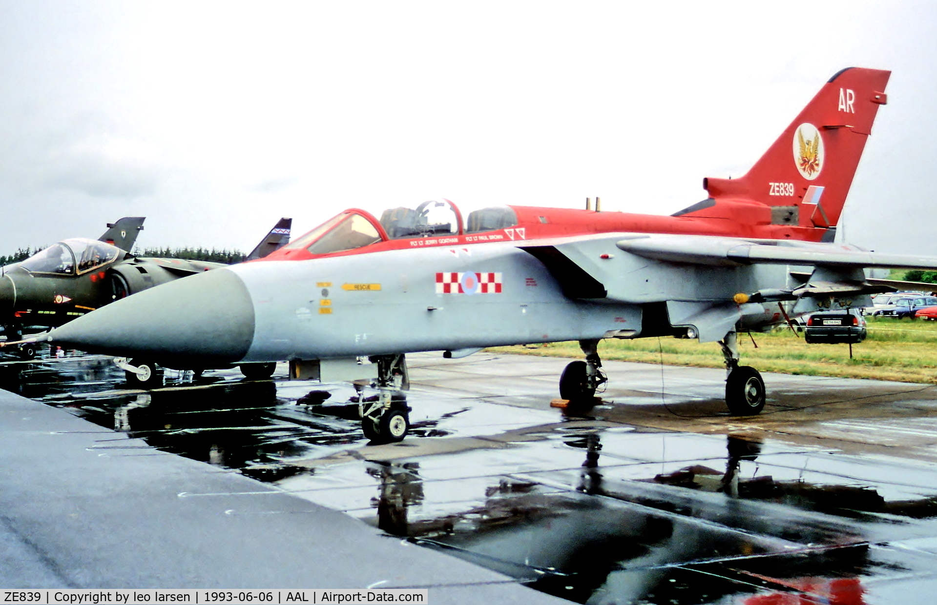 ZE839, 1988 Panavia Tornado F.3 C/N 733/AS082/3334, Aalborg RDAF open house 6.6.93