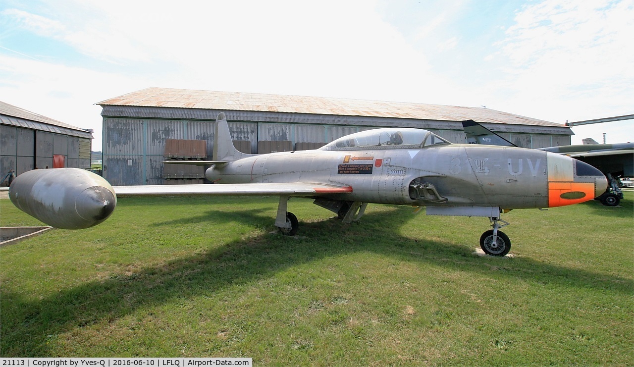 21113, Canadair T-33AN Silver Star 3 C/N T33-113, Canadair T-33AN Silver Star 3, Musée Européen de l'Aviation de Chasse, Montélimar-Ancône airfield (LFLQ)