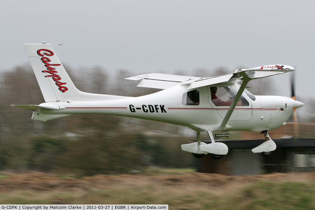 G-CDFK, 2006 Jabiru UL-450 Calypso C/N PFA 274A-14144, Jabiru SPL-450 at Breighton Airfield in March 2011.