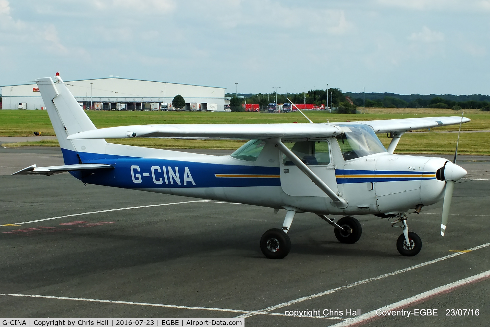 G-CINA, 1984 Cessna 152 C/N 152-85894, at Coventry