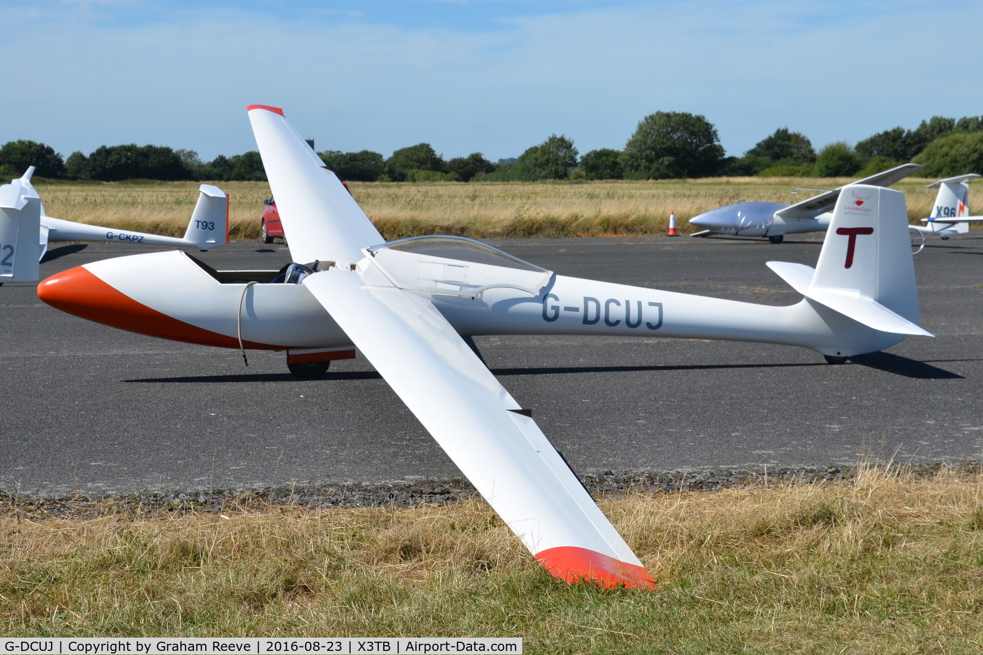 G-DCUJ, Glasflugel H-201B Standard Libelle C/N 370, Parked at Tibenham.