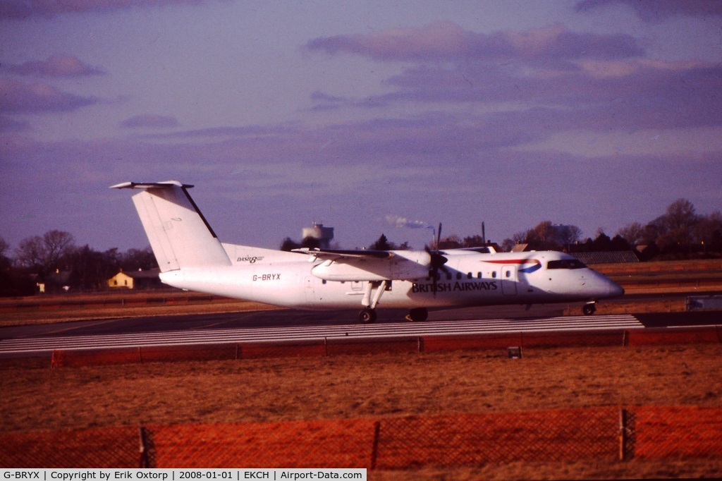G-BRYX, 1997 De Havilland Canada DHC-8-311 Dash 8 C/N 508, G-BRYX in CPH FEB00