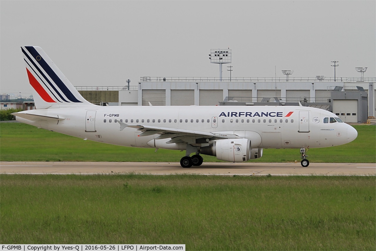 F-GPMB, 1996 Airbus A319-113 C/N 600, Airbus A319-113, Take off run rwy 08, Paris-Orly airport (LFPO-ORY)