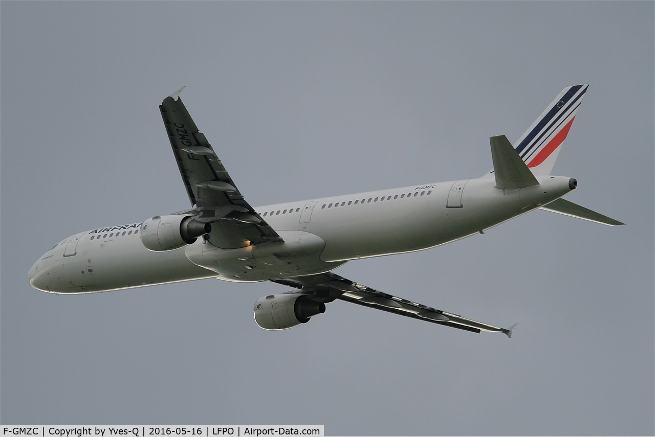 F-GMZC, 1995 Airbus A321-111 C/N 521, Airbus A321-111, Take off rwy 24, Paris-Orly airport (LFPO-ORY)