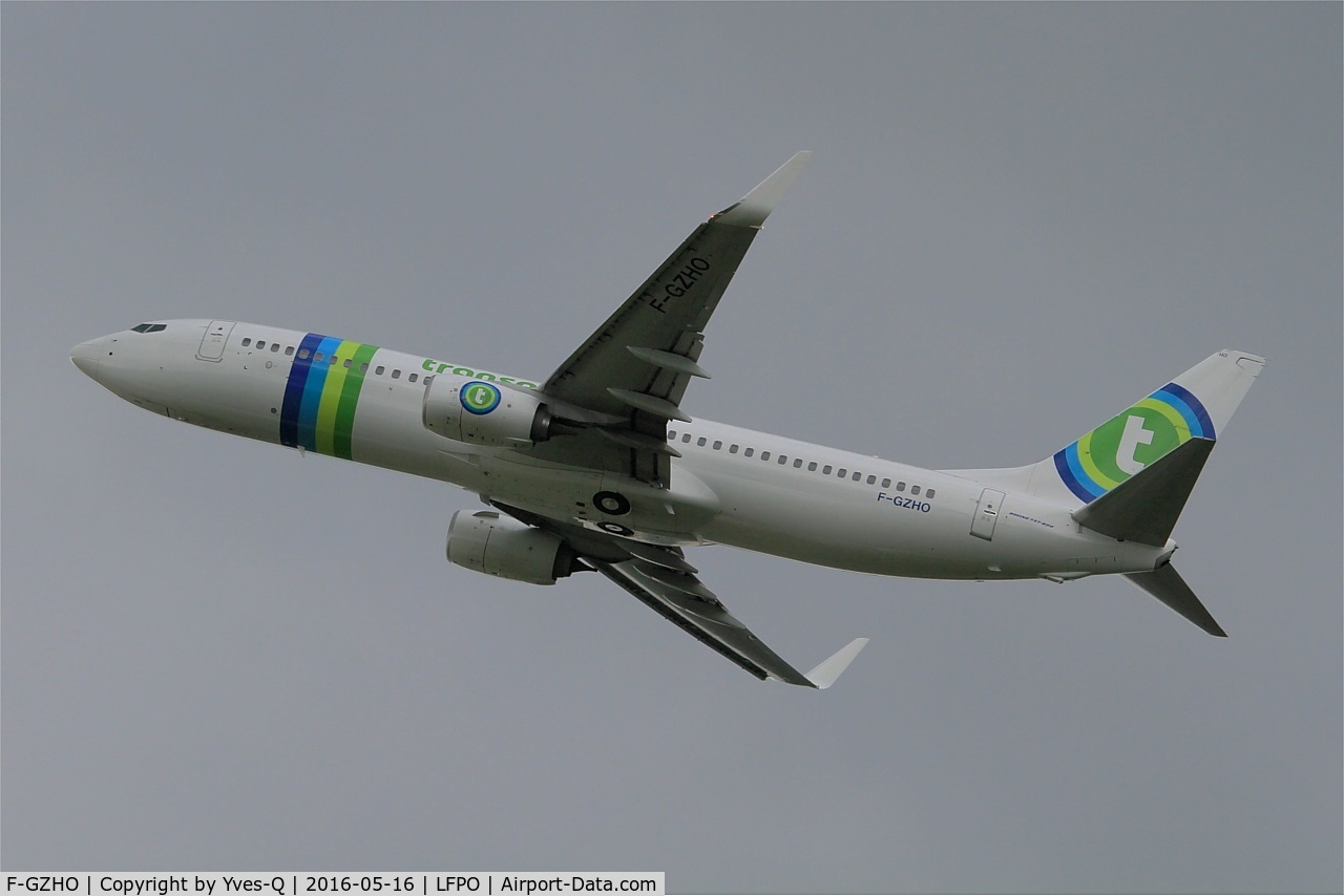 F-GZHO, 2015 Boeing 737-8K2 C/N 43880, Boeing 737-8K2, Take off rwy 24, Paris-Orly airport (LFPO-ORY)