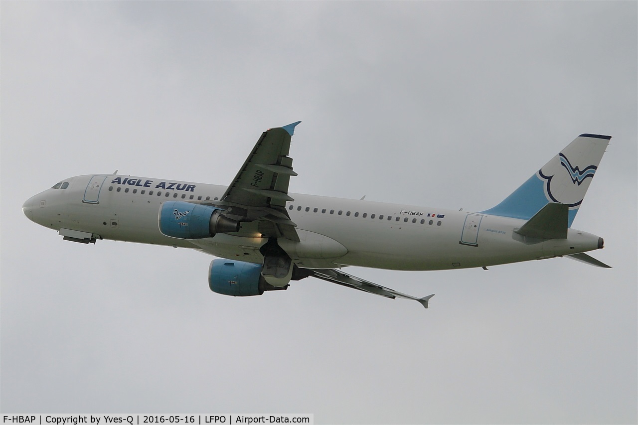 F-HBAP, 2011 Airbus A320-214 C/N 4675, Airbus A320-214, Take off rwy 24, Paris-Orly airport (LFPO-ORY)