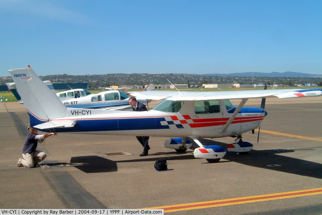 VH-CYI, 1981 Cessna A152 Aerobat C/N A1520955, Cessna A.152 Aerobat [A152-0955] (Forsyth Aviation) Adelaide-Parafield~VH 17/09/2004
