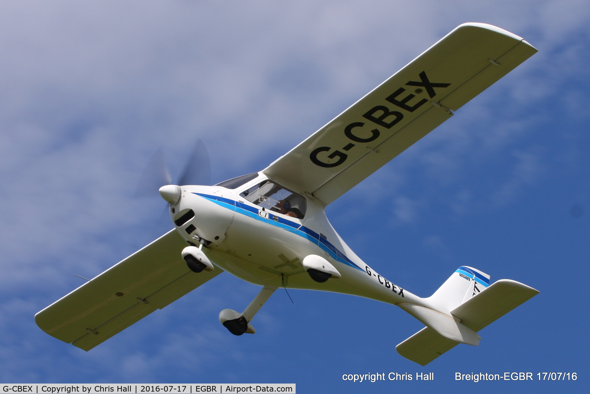 G-CBEX, 2001 Flight Design CT2K C/N 01.08.01.23, at Breighton's Summer Fly-in