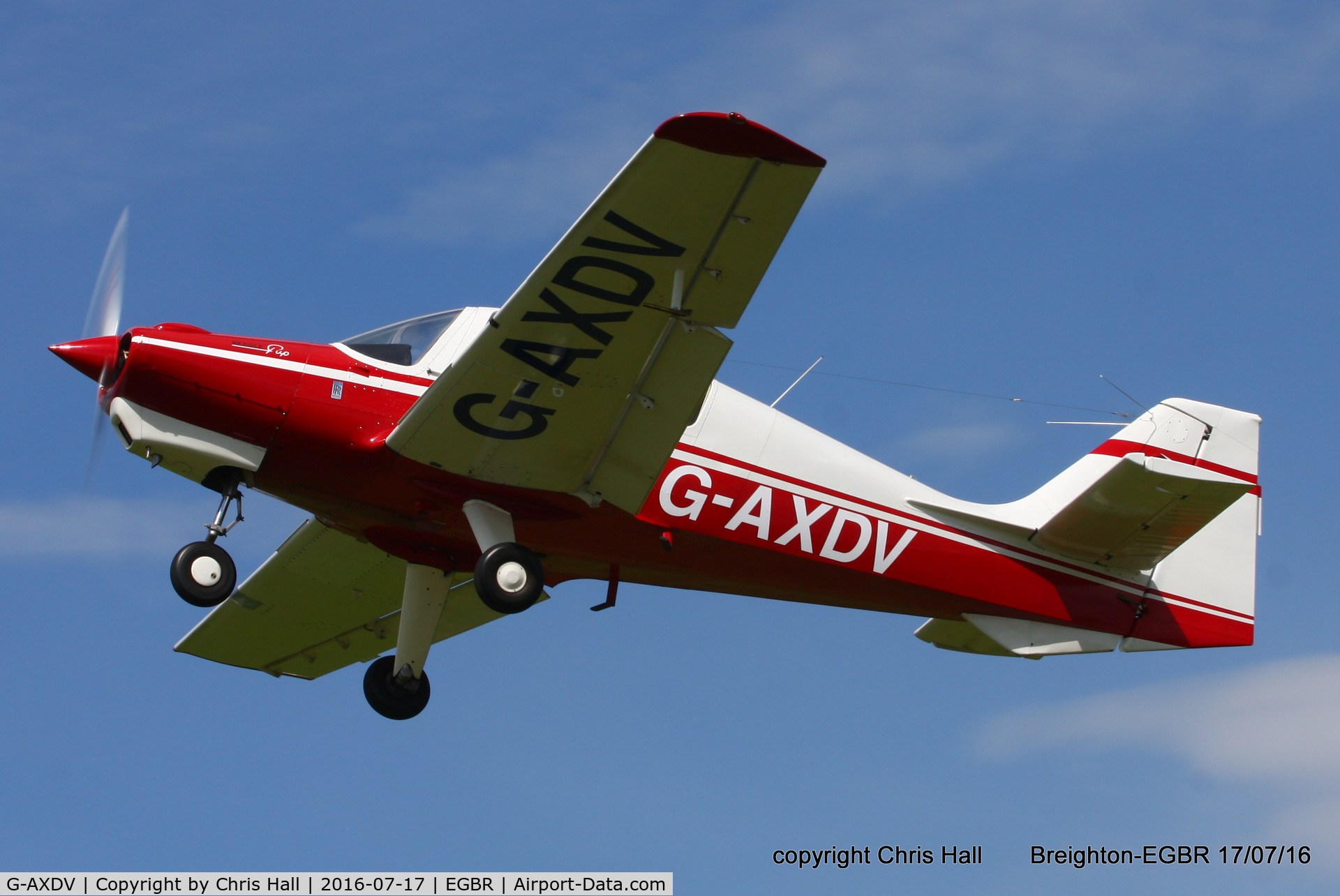 G-AXDV, 1969 Beagle B-121 Pup Series 1 (Pup 100) C/N B121-049, at Breighton's Summer Fly-in