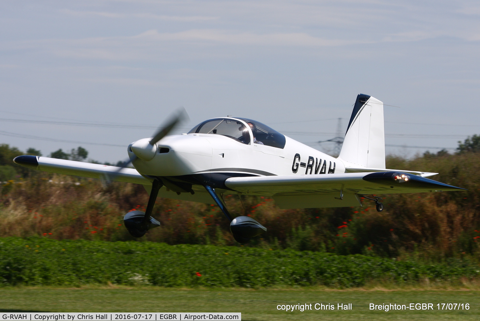 G-RVAH, 2012 Vans RV-7 C/N LAA 323-14963, at Breighton's Summer Fly-in
