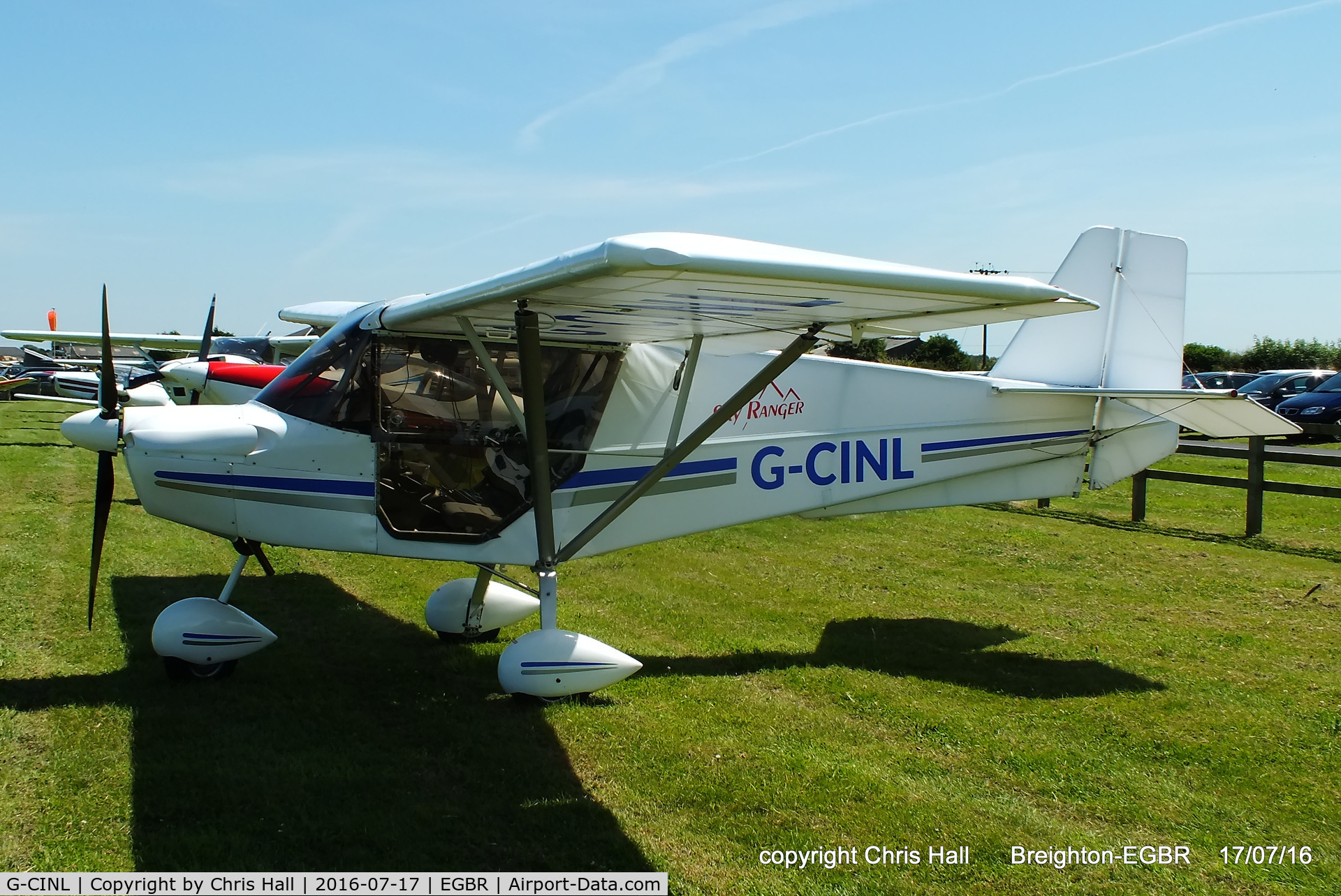 G-CINL, 2015 Skyranger Swift 912S(1) C/N BMAA/HB/647, at Breighton's Summer fly in